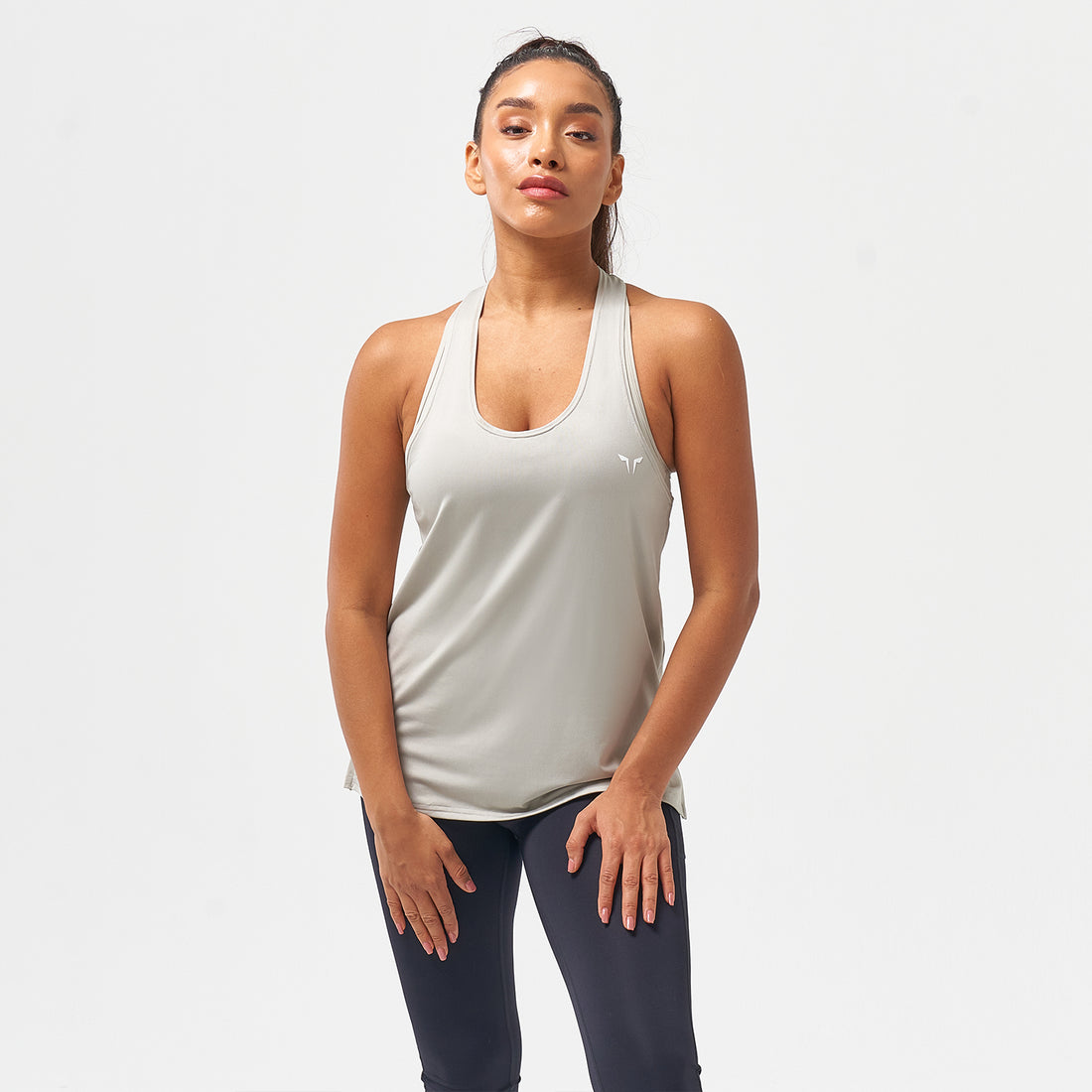 ESSENTIAL TANK TOP - WILLOW GREY